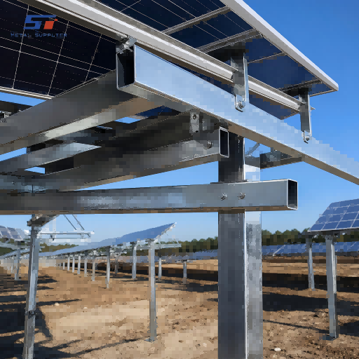 太陽光発電架台システム製造のための亜鉛メッキ構造管ソリューション